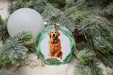 Load image into Gallery viewer, Custom Golden Retriever Ornament, Personalized Dog Ornament - Choose from 4 Graphic Options