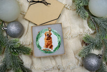 Load image into Gallery viewer, Custom Golden Retriever Ornament, Personalized Dog Ornament - Choose from 4 Graphic Options