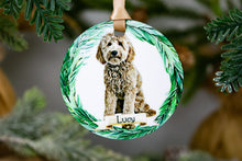 Load image into Gallery viewer, Custom Goldendoodle Ornament, Personalized Doodle Ornament - Choose from 5 Graphic Options