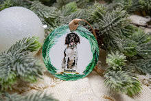 Load image into Gallery viewer, Custom Springer Spaniel Ornament, Personalized Dog Ornament - Choose from 5 Graphic Options
