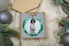 Load image into Gallery viewer, Custom Springer Spaniel Ornament, Personalized Dog Ornament - Choose from 5 Graphic Options