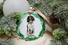 Load image into Gallery viewer, Custom Springer Spaniel Ornament, Personalized Dog Ornament - Choose from 5 Graphic Options
