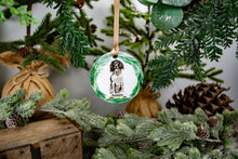 Load image into Gallery viewer, Custom Springer Spaniel Ornament, Personalized Dog Ornament - Choose from 5 Graphic Options
