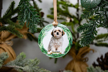 Load image into Gallery viewer, Custom Shih Tzu Ornament, Shih Tzu Gift - Choose from 5 Graphic Options