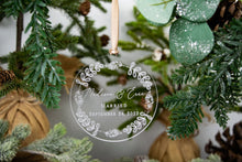 Load image into Gallery viewer, Acrylic Married Christmas Ornament - Wedding Gift for Couple