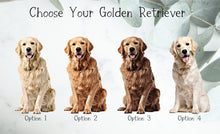 Load image into Gallery viewer, Custom Golden Retriever Ornament, Personalized Dog Ornament - Choose from 4 Graphic Options