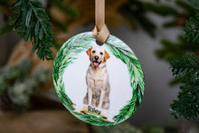 Load image into Gallery viewer, Custom Labrador Ornament, Personalized Dog Ornament - Choose from 4 Graphics