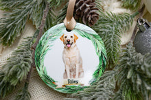 Load image into Gallery viewer, Custom Labrador Ornament, Personalized Dog Ornament - Choose from 4 Graphics