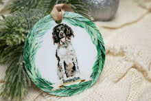 Load image into Gallery viewer, Custom Springer Spaniel Ornament, Personalized Dog Ornament - Choose from 5 Graphic Options