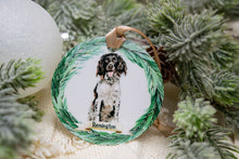 Load image into Gallery viewer, Custom Springer Spaniel Ornament, Personalized Dog Ornament - Choose from 5 Graphic Options