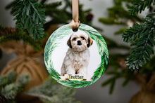 Load image into Gallery viewer, Custom Shih Tzu Ornament, Shih Tzu Gift - Choose from 5 Graphic Options