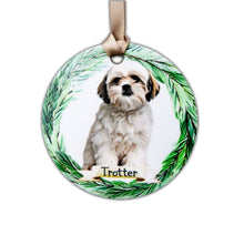 Load image into Gallery viewer, Custom Shih Tzu Ornament, Shih Tzu Gift - Choose from 5 Graphic Options