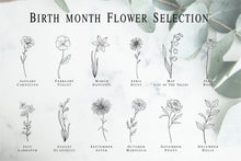 Load image into Gallery viewer, Wooden Birth Month Flower Ornament - Personalized Christmas Ornament for Mom and Grandmothers