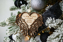 Load image into Gallery viewer, 3D Wooden Personalized Memorial Ornament - Sympathy gift for Loss of Family