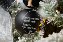 Load image into Gallery viewer, Acrylic Moon Best Friend Ornament