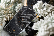 Load image into Gallery viewer, Acrylic Moon Best Friend Ornament