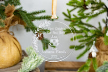 Load image into Gallery viewer, Acrylic Our First Christmas in Our New Home Ornament - Cottage Style
