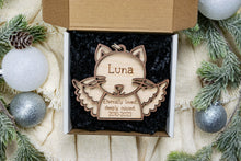 Load image into Gallery viewer, Handmade Personalized Cat Memorial Ornament - Pet Bereavement Gift