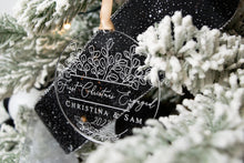 Load image into Gallery viewer, First Christmas Engaged Ornament - Boho Christmas Ornament