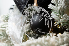 Load image into Gallery viewer, Acrylic Willow Branch Personalized Name Engaged Ornament
