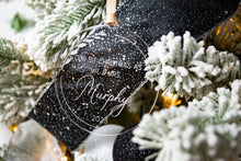Load image into Gallery viewer, Our 1st Christmas as Mr and Mrs Ornament with Last Name and Year