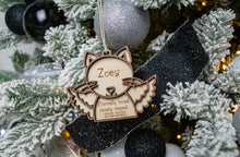Load image into Gallery viewer, Handmade Personalized Cat Memorial Ornament - Pet Bereavement Gift