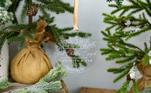 Load image into Gallery viewer, First Christmas Engaged Ornament - Boho Christmas Ornament
