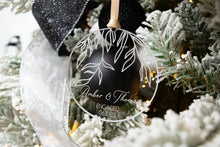 Load image into Gallery viewer, Acrylic Willow Branch Personalized Name Engaged Ornament