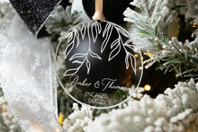 Load image into Gallery viewer, Acrylic Willow Branch Personalized Name Engaged Ornament