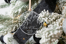 Load image into Gallery viewer, Acrylic Willow Branch Personalized Name Engaged Ornament