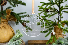 Load image into Gallery viewer, Acrylic Willow Branch Personalized Name Engaged Ornament