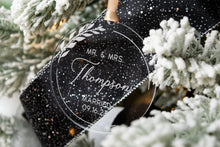 Load image into Gallery viewer, Acrylic Mr and Mrs Last Name Married Ornament with Wedding Date