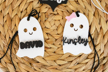 Load image into Gallery viewer, Personalized Boo Basket Tag - Choose from Ghosts or Bat
