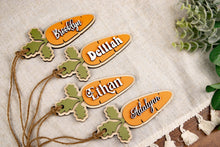 Load image into Gallery viewer, Carrot Name Easter Basket Tag
