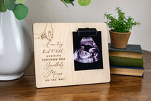 Load image into Gallery viewer, A New Tiny Hand to Hold Pregnancy Announcement Sign
