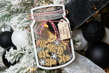 Load image into Gallery viewer, Personalized Gingerbread Shaker Family Christmas Ornament
