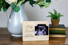 Load image into Gallery viewer, Baby Announcement Ultrasound Picture Frame
