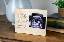 Load image into Gallery viewer, Baby Announcement Ultrasound Picture Frame
