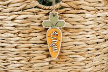 Load image into Gallery viewer, Carrot Name Easter Basket Tag
