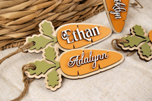 Load image into Gallery viewer, Carrot Name Easter Basket Tag
