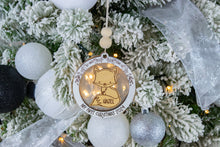 Load image into Gallery viewer, Personalized Fox Baby&#39;s First Christmas Ornament, Custom Name Ornament for Kids, Options for Kids and Babies
