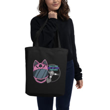 Load image into Gallery viewer, Racecars Are My Love Language Tote Bag: Pink Helmet Edition
