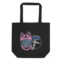 Load image into Gallery viewer, Racecars Are My Love Language Tote Bag: Pink Helmet Edition
