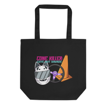 Load image into Gallery viewer, Cone Killer Cute but Savage Autocross Tote Bag: White Helmet Edition
