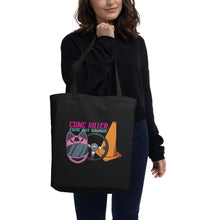 Load image into Gallery viewer, Cone Killer Cute but Savage Autocross Tote Bag: Pink Helmet Edition
