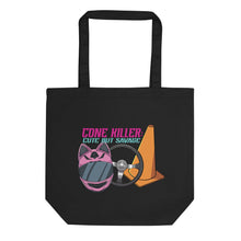 Load image into Gallery viewer, Cone Killer Cute but Savage Autocross Tote Bag: Pink Helmet Edition
