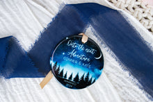 Load image into Gallery viewer, Night Sky Onto the Next Adventure Married Ornament, Outdoorsy Couple Wedding Gift
