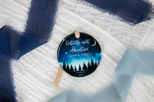 Load image into Gallery viewer, Night Sky Onto the Next Adventure Married Ornament, Outdoorsy Couple Wedding Gift
