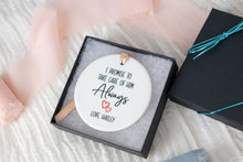 Load image into Gallery viewer, I Promise to Take Care of Him Always Ornament, Personalized Mother of the Groom Gift from Bride
