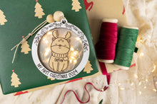 Load image into Gallery viewer, Light Up Reindeer Baby&#39;s First Christmas Ornament, Custom Name Ornament for Kids, Options for Babies and Kids
